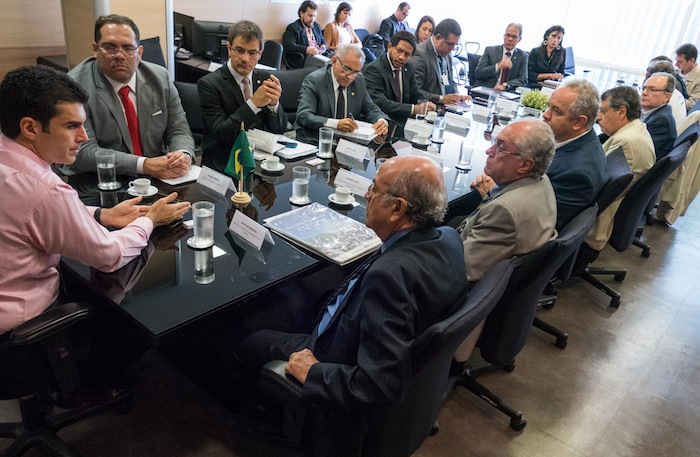 29.06.2016 O ministro da Integração Nacional, Helder Barbalho, durante reunião de revitalização da bacia do Rio São Francisco. FOTO:ED FERREIRA/MI.