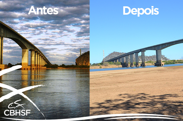 Ponte de Bom Jesus da Lapa, na Bahia: antes e depois